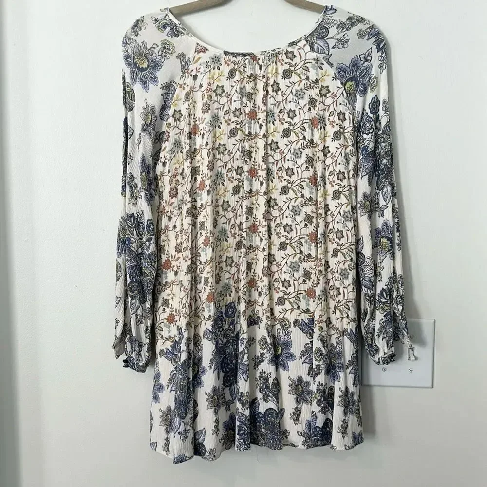 Free People Lucky Loosey Flowy Mini Dress XS